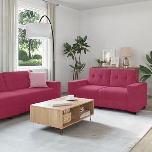 Vidaxl - Sofa Set 2 pcs Wine red 221 x 78 x 80 cm Velvet Vidaxl - Sofa Set 2 pcs Wine red 221 x 78 x 80 cm Velvet