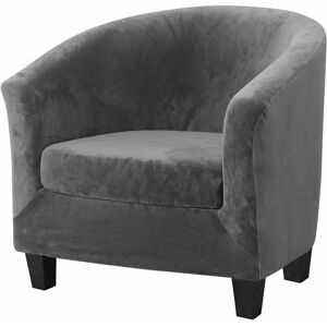 Dewdat - 2 Pieces Tub Chair Covers,Upgraded 2 in 1 Design Stretch Velvet Armchair Sofa Slipcover with Cushion Cover, Non Slip Club Bucket Chairs Sofa Dewdat - 2 Pieces Tub Chair Covers,Upgraded 2 in 1 Design Stretch Velvet Armchair Sofa Slipcover with Cushion Cover, Non Slip Club Bucket Chairs Sofa