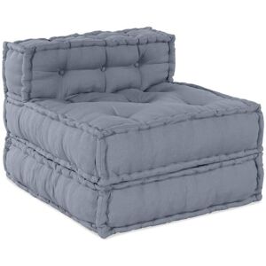 Cushion Grey 70 x 70 x 54 cm Polyester Vidaxl Cushion Grey 70 x 70 x 54 cm Polyester Vidaxl