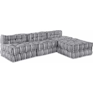 Vidaxl - Cushion 4 pcs Light Grey 70 x 70 x 54 cm Polyester Vidaxl - Cushion 4 pcs Light Grey 70 x 70 x 54 cm Polyester
