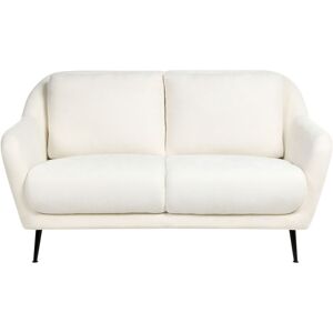 Beliani White 2-Seater Eiby Chenille Sofa - Sofa Beliani White 2-Seater Eiby Chenille Sofa - Sofa