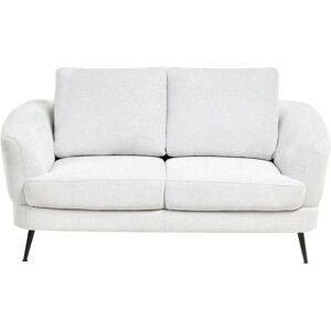 BELIANI Sofa 2 Seater KJAER Fabric Off-White BELIANI Sofa 2 Seater KJAER Fabric Off-White