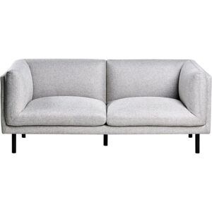 Beliani - 2 Seater Sofa Upholstered Fabric Metal Legs Living Room Furniture Light Grey Vorgod Beliani - 2 Seater Sofa Upholstered Fabric Metal Legs Living Room Furniture Light Grey Vorgod