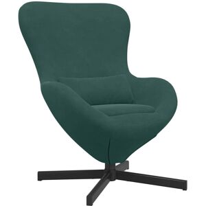Egg Chair Dark green Velvet Vidaxl Egg Chair Dark green Velvet Vidaxl
