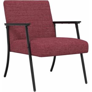 Armchair Wine Red 59 x 75 x 78 cm Fabric vidaXL Armchair Wine Red 59 x 75 x 78 cm Fabric vidaXL