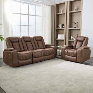 MORE4HOMES Ashton 1+3 seater fabric auto recliner sofa set MORE4HOMES Ashton 1+3 seater fabric auto recliner sofa set