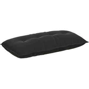 Back Pillow Black 100 x 50 cm Corduroy Fabric vidaXL Back Pillow Black 100 x 50 cm Corduroy Fabric vidaXL