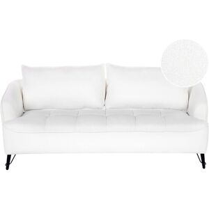 Beliani Hobro White 3-seater boucle sofa - Sofa Beliani Hobro White 3-seater boucle sofa - Sofa