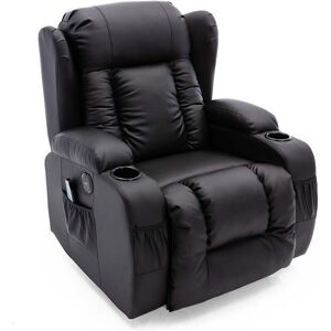 MORE4HOMES Caesar High Back Electric Bond Grade Leather Recliner 3+2+1 Sofa Armchair Set Black 1 Seater MORE4HOMES Caesar High Back Electric Bond Grade Leather Recliner 3+2+1 Sofa Armchair Set Black 1 Seater