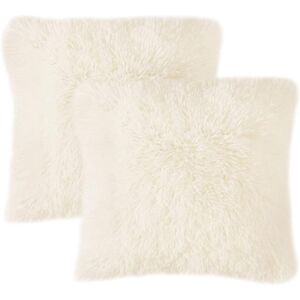 CCYKXA Set of 2 Luxury Fur Sofa Cushion Covers, Home Decor for Sofa, Bedroom, Bed, Super Soft Plush Decorative Pillowcase, 43x43cm, Beige CCYKXA Set of 2 Luxury Fur Sofa Cushion Covers, Home Decor for Sofa, Bedroom, Bed, Super Soft Plush Decorative Pillowcase, 43x43cm, Beige