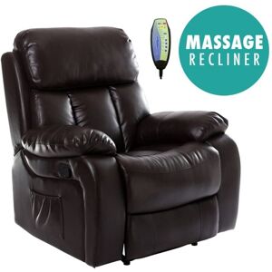 More4homes - chester brown real leather recliner armchair More4homes - chester brown real leather recliner armchair