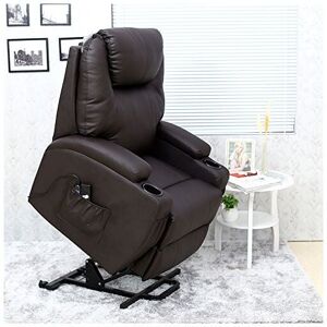 More4homes - cinemo riserec brown leather recliner More4homes - cinemo riserec brown leather recliner