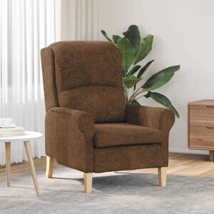 Armchair Brown 76 x 94 x 102 cm Faux leather Vidaxl Armchair Brown 76 x 94 x 102 cm Faux leather Vidaxl