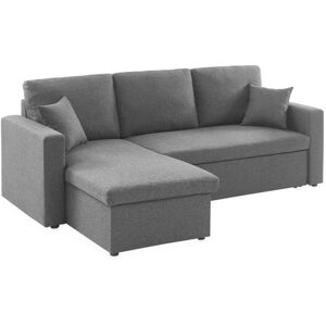 ALICE'S GARDEN 3-seater reversible corner sofa bed with storage, Ida, Grey, 219x84x68 cm ALICE'S GARDEN 3-seater reversible corner sofa bed with storage, Ida, Grey, 219x84x68 cm