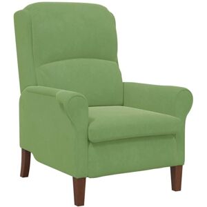 Armchair Light green 76 x 94 x 102 cm Velvet vidaXL Armchair Light green 76 x 94 x 102 cm Velvet vidaXL