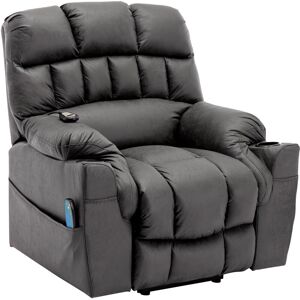 Modernluxe - Electric Power Lift Recliner Chair Sofa Armchair with Massage and Heat for Elderly with 4 Pockets, Living Room Lounge, grey Modernluxe - Electric Power Lift Recliner Chair Sofa Armchair with Massage and Heat for Elderly with 4 Pockets, Living Room Lounge, grey