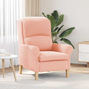 Armchair Pink 76 x 94 x 102 cm Fabric Vidaxl Armchair Pink 76 x 94 x 102 cm Fabric Vidaxl