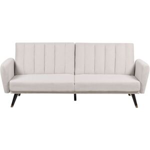 Beliani Sofa Vimmerby Beige - Convertible 3-Seater Sofa Bed Beliani Sofa Vimmerby Beige - Convertible 3-Seater Sofa Bed