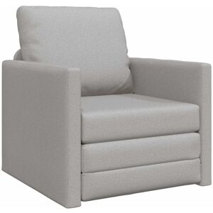 Floor Sofa Bed with Cushion Cloud grey 74 x 77 x 81 cm Fabric Vidaxl Floor Sofa Bed with Cushion Cloud grey 74 x 77 x 81 cm Fabric Vidaxl