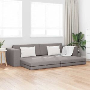 Floor Sofa Bed Taupe 245 x 78 x 77 cm Fabric Vidaxl Floor Sofa Bed Taupe 245 x 78 x 77 cm Fabric Vidaxl