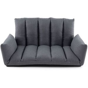 Costway - Foldable Floor Sofa Upholstered Recliner Chair W/Adjustable Backrest Costway - Foldable Floor Sofa Upholstered Recliner Chair W/Adjustable Backrest