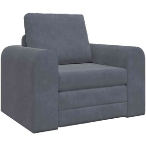 Folding Sofa Bed Dark Grey 98 x 71 x 83 cm Velvet vidaXL Folding Sofa Bed Dark Grey 98 x 71 x 83 cm Velvet vidaXL