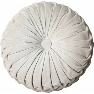 Dewdat - Handmade Velvet Padded Pleated Round Cushion for Home, Sofa, Chair, Bed, Car, Velvet, A2, 38cm x 38cm Dewdat - Handmade Velvet Padded Pleated Round Cushion for Home, Sofa, Chair, Bed, Car, Velvet, A2, 38cm x 38cm