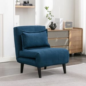MORE4HOMES - HARPER - Blue - 1 Seater - Sofa Bed MORE4HOMES - HARPER - Blue - 1 Seater - Sofa Bed