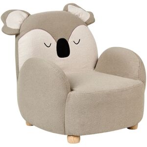 Beliani - Kids Armchair Koala Bear Upholstered Chair for Children Taupe Hervik Beliani - Kids Armchair Koala Bear Upholstered Chair for Children Taupe Hervik