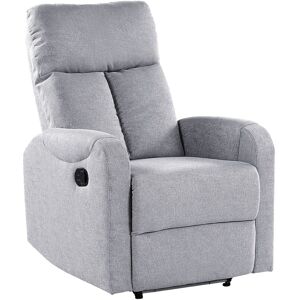 Beliani SOMERO Grey Recliner Chair - Recliner Chair Beliani SOMERO Grey Recliner Chair - Recliner Chair
