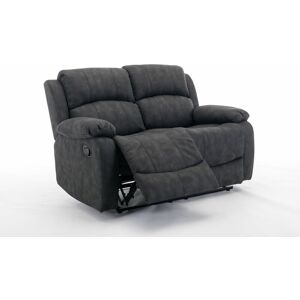 Furniture One - Manual Reclining Sofa Collection Sectional Couches Set Grey - 2 Seater Furniture One - Manual Reclining Sofa Collection Sectional Couches Set Grey - 2 Seater