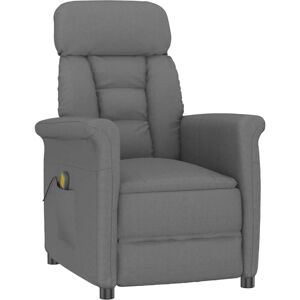 Massage Chair Dark grey 70.5 x 96.5 x 95 cm Polyester Vidaxl Massage Chair Dark grey 70.5 x 96.5 x 95 cm Polyester Vidaxl