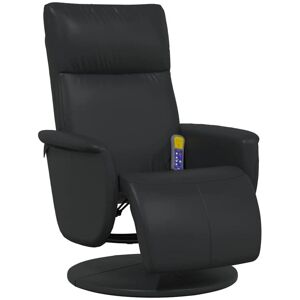 Massage Recliner Chair Black 71 x 90 x 105 cm Faux Leather vidaXL Massage Recliner Chair Black 71 x 90 x 105 cm Faux Leather vidaXL