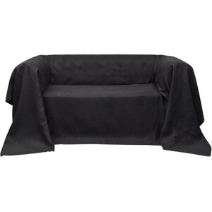 vidaXL Micro-suede Couch Slipcover Anthracite - Sofa Cover 210x280cm vidaXL Micro-suede Couch Slipcover Anthracite - Sofa Cover 210x280cm