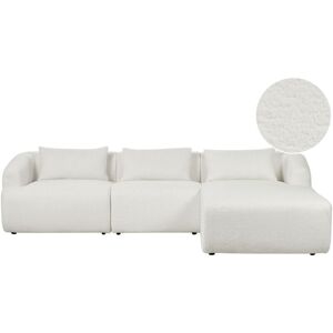 Beliani Off-White Bouclé Corner Sofa - Corner Sofa Beliani Off-White Bouclé Corner Sofa - Corner Sofa