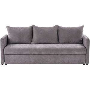 Beliani Holsen Sofa Bed - Modern, 3-Seater, Gray-Brown Beliani Holsen Sofa Bed - Modern, 3-Seater, Gray-Brown