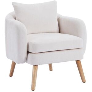 Wahson Office Chairs - Armchair in Chenille Upholstered Accent Chair Thick Padded Comfortable Occasional Chair for Bedroom Living Room, Beige, Wahson Wahson Office Chairs - Armchair in Chenille Upholstered Accent Chair Thick Padded Comfortable Occasional Chair for Bedroom Living Room, Beige, Wahson