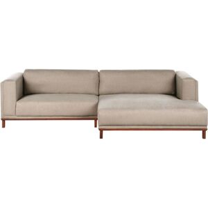 Beliani Corner Sofa Veng Fabric Taupe - Corner Sofa Beliani Corner Sofa Veng Fabric Taupe - Corner Sofa