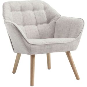 Wahson Office Chairs - Accent Chair Upholstered in Linen Comfortable Armchair Modern Occasional Tub Chair with Wood Legs for Bedroom Living Room, Wahson Office Chairs - Accent Chair Upholstered in Linen Comfortable Armchair Modern Occasional Tub Chair with Wood Legs for Bedroom Living Room,