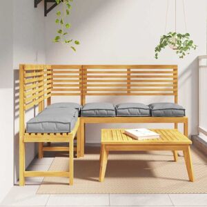 Vidaxl Gray Polyester Cushions Set - Cushions Vidaxl Gray Polyester Cushions Set - Cushions