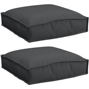Vidaxl Black 40x40x8 cm Pallet Seat Cushions - Cushions Vidaxl Black 40x40x8 cm Pallet Seat Cushions - Cushions