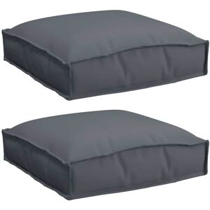 Vidaxl - Pallet Cushions Antracite 40x40x8 cm - Cushions Vidaxl - Pallet Cushions Antracite 40x40x8 cm - Cushions