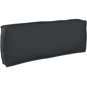 Pallet Cushion for Backrest with Pillow Black 120 x 40 x 12 cm Vidaxl Pallet Cushion for Backrest with Pillow Black 120 x 40 x 12 cm Vidaxl