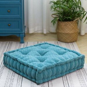 LLING Pouf Square Floor Pillow Chenille Floor Pillow Meditation Pillow Thick Tuft Pillows For Living Room Yoga Bedroom Sofa Turquoise 19x19x4 LLING Pouf Square Floor Pillow Chenille Floor Pillow Meditation Pillow Thick Tuft Pillows For Living Room Yoga Bedroom Sofa Turquoise 19x19x4