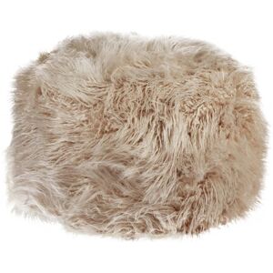 BELIANI Pouffe TUKKI Faux Fur Taupe BELIANI Pouffe TUKKI Faux Fur Taupe