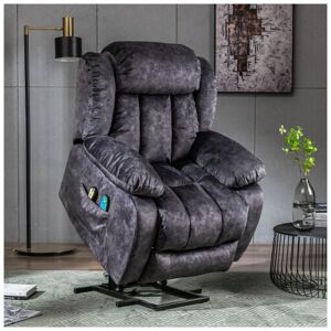 DEWDAT Power Massage Lift Recliner Chair with Heat & Vibration for Elderly, Heavy Duty and Safety Motion Reclining Mechanism - Antiskid Fabric Sofa DEWDAT Power Massage Lift Recliner Chair with Heat & Vibration for Elderly, Heavy Duty and Safety Motion Reclining Mechanism - Antiskid Fabric Sofa