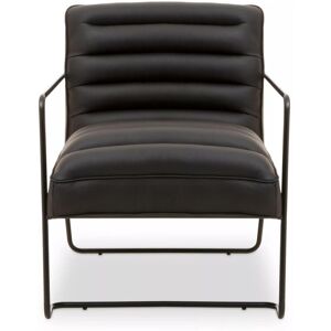 Premier Housewares - Interiors by Premier Foundry Chair, Metal Armchair, Easy to Clean Leather Armchair, Body Supportive Accent Chair Premier Housewares - Interiors by Premier Foundry Chair, Metal Armchair, Easy to Clean Leather Armchair, Body Supportive Accent Chair