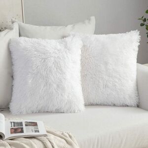 Linghhang - Set of 2 Luxury Fur Sofa Cushion Covers, Couch Decor, Bedroom, Bed, Super Soft Plush Decorative Pillowcases, 40 x 40 cm, 16 x 16 inch, Linghhang - Set of 2 Luxury Fur Sofa Cushion Covers, Couch Decor, Bedroom, Bed, Super Soft Plush Decorative Pillowcases, 40 x 40 cm, 16 x 16 inch,