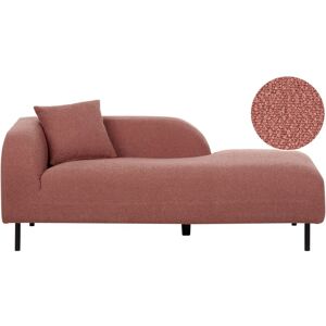 Beliani Le Crau Rosa Modern Retro 2-Seat Chaise Longue Beliani Le Crau Rosa Modern Retro 2-Seat Chaise Longue
