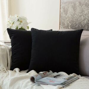 Héloise - Set of 2 Decorative Velvet Cushion Covers Sofa Pillow Case Super Smooth Soft Comfortable Decoration Home Living Room Bedroom for Couch Héloise - Set of 2 Decorative Velvet Cushion Covers Sofa Pillow Case Super Smooth Soft Comfortable Decoration Home Living Room Bedroom for Couch